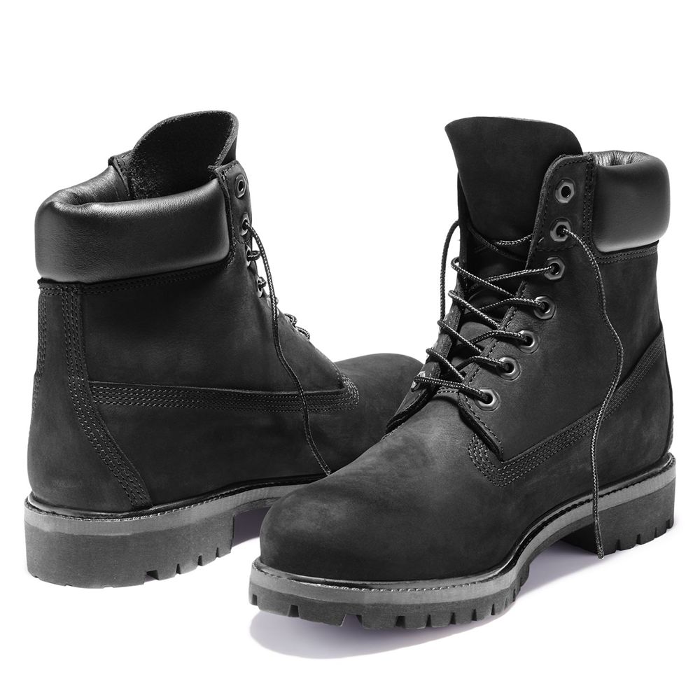 Bota Neve Masculino - Timberland 6-Inch Premium Impermeavel - QFAUI9823 - Pretas